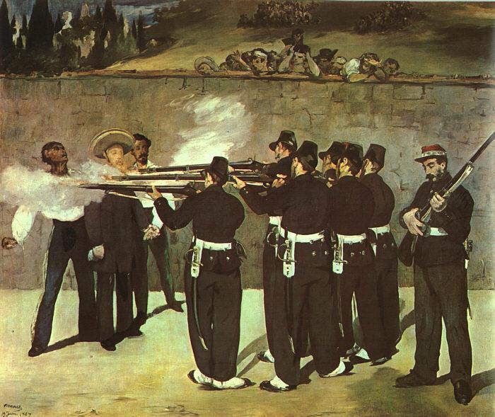 Edouard Manet The Execution of the Emperor Maximillion Sweden oil painting art